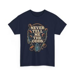Never Tell Me the Odds – Unisex T-Shirt – Funny Sci-Fi Asteroid Field - Image 14