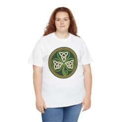 Celtic Knot Shamrock – Unisex T-Shirt - Image 7