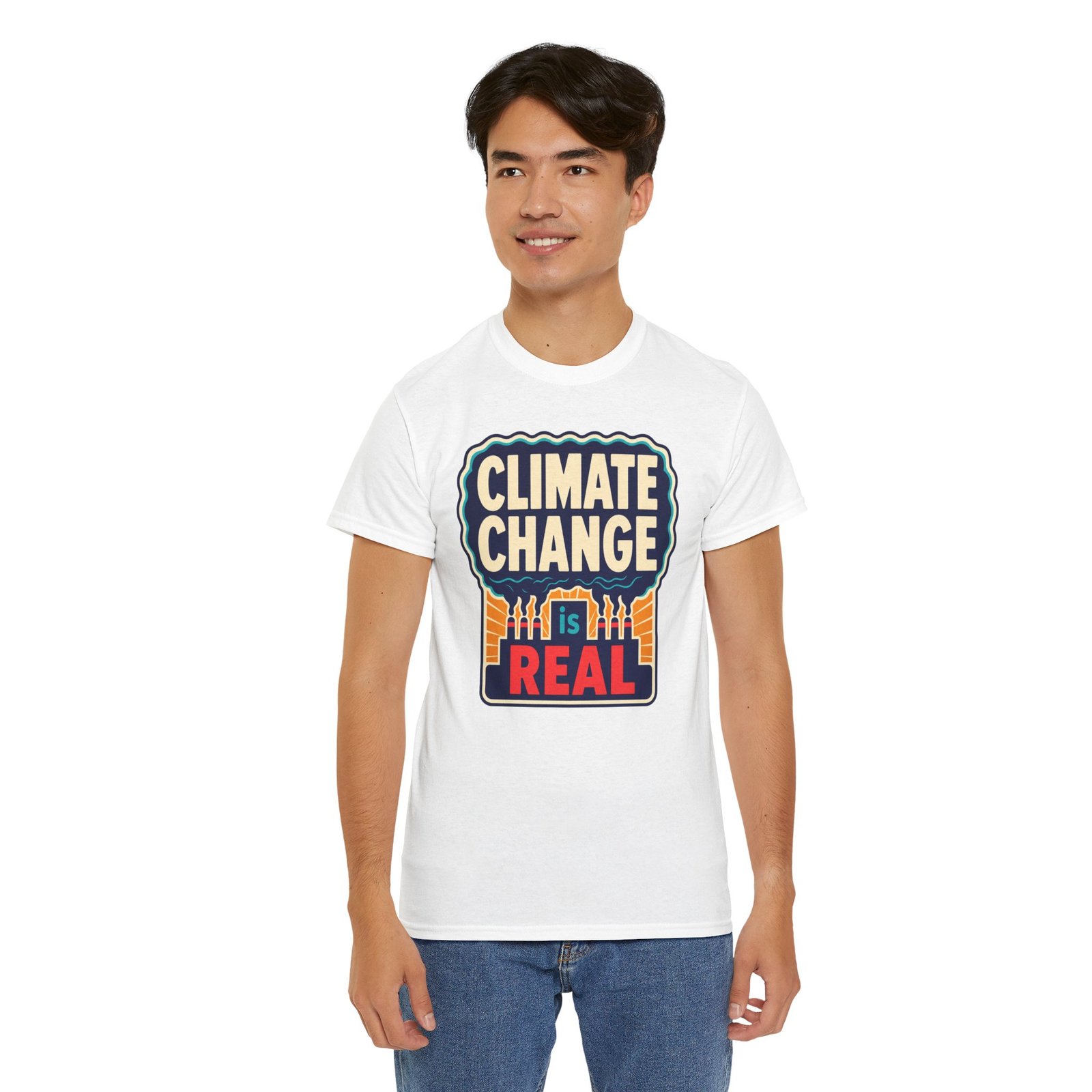 Climate Change Is Real - Unisex T-Shirt – A Message in the Smoke - Image 13