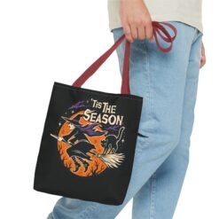 Season of the Witch - Tote Bag – Halloween Witch & Black Cat - Image 15