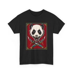 Black Metal Panda – Unisex T-Shirt – Cute, Grim, and Brutal