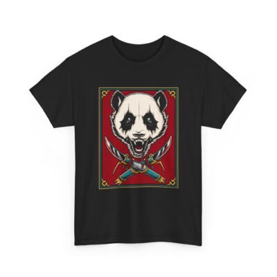 Black Metal Panda – Unisex T-Shirt – Cute, Grim, and Brutal