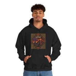 Mount Doom and Eye of Sauron – Unisex Hoodie – Welcome to Mordor - Image 6