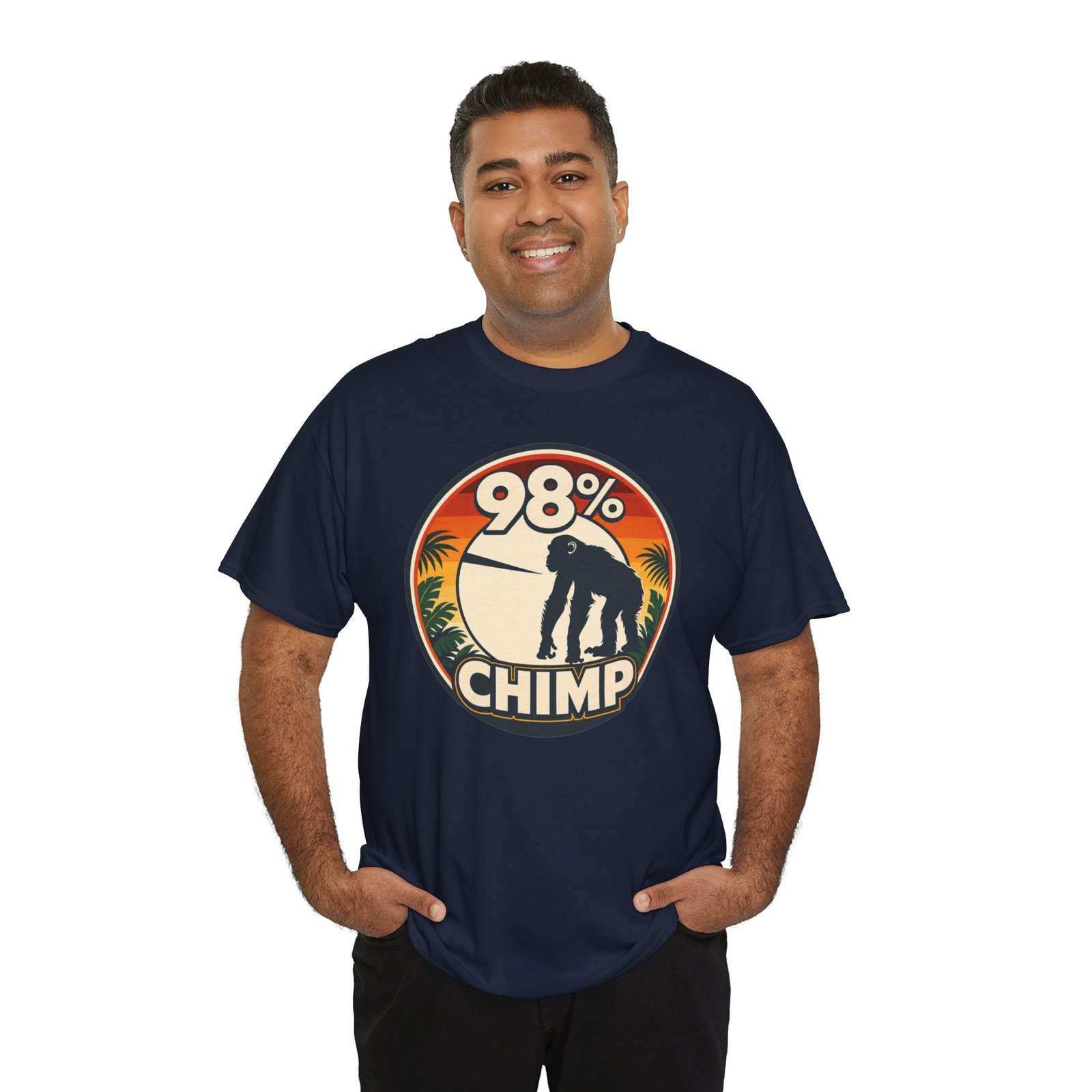 98% Chimp – Unisex T-Shirt – Embrace Your Inner Primate - Image 4