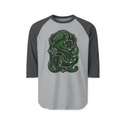 House of Snake – Unisex Raglan T-Shirt – Wizarding School Strategy Meets Game-Day Style - Image 7