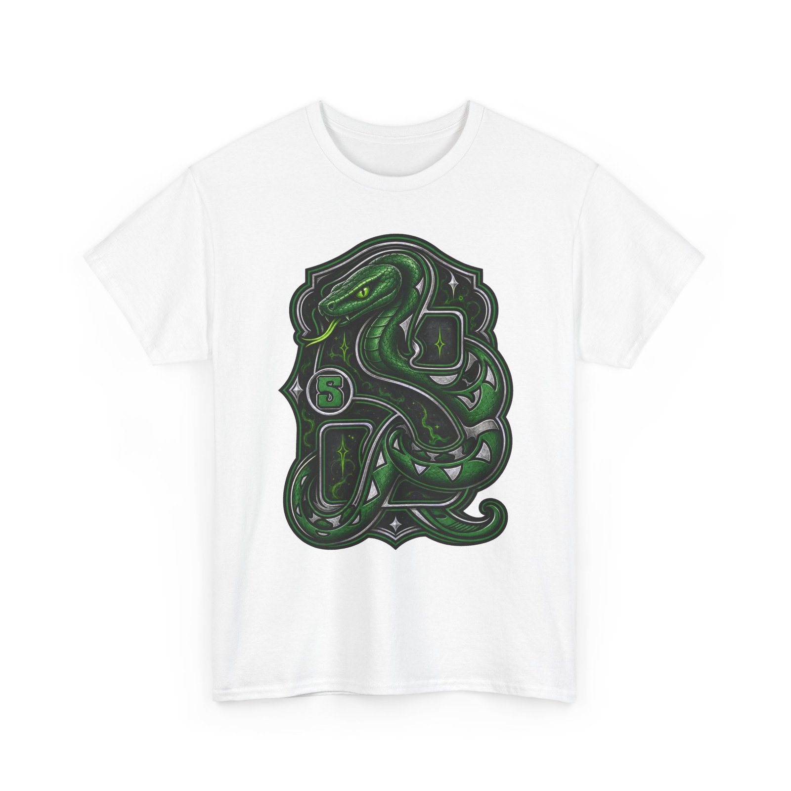 House of Snake – Unisex T-Shirt – Wizarding School Ambition Has a Plan - Image 12