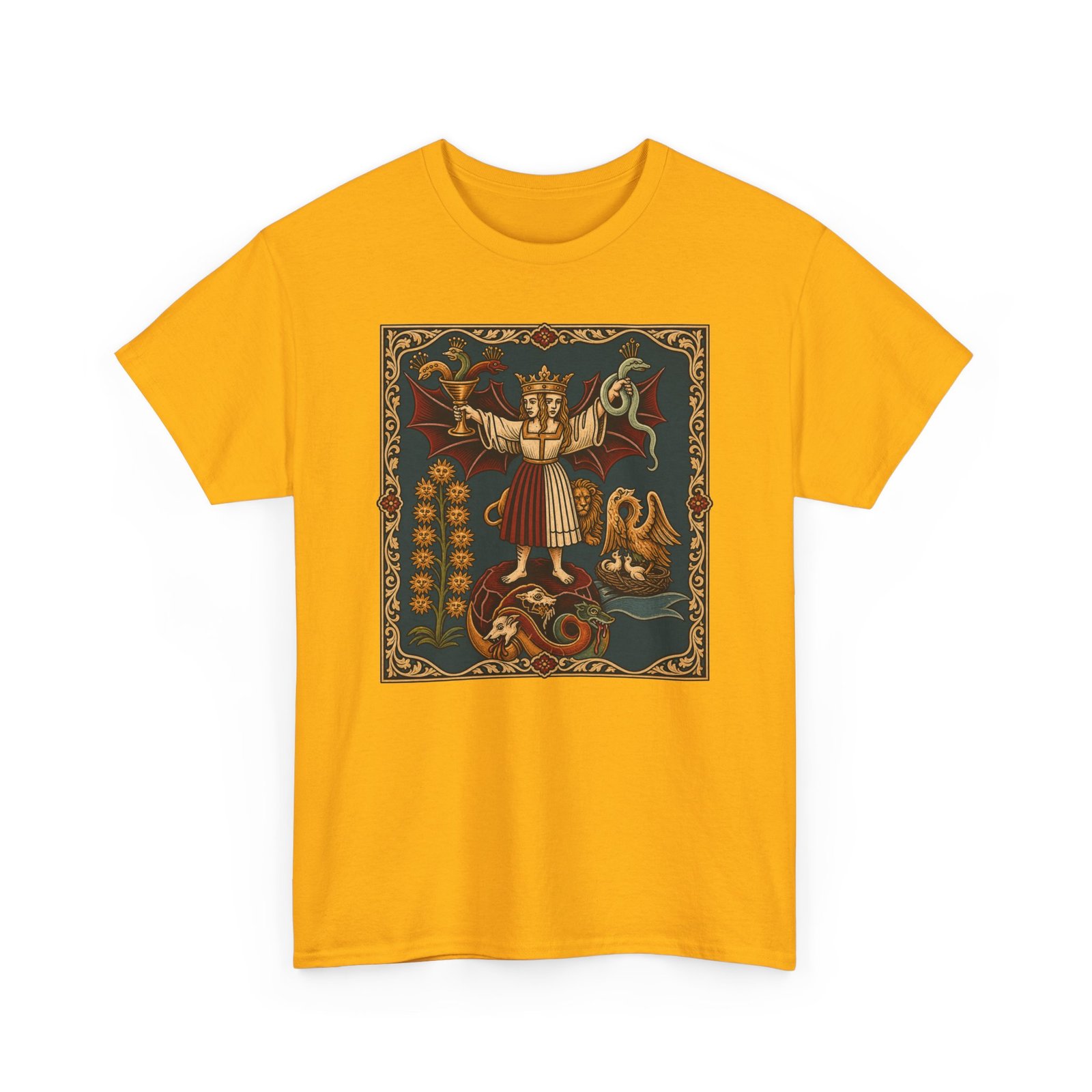 Medieval Alchemy – Unisex T-Shirt – Ancient Symbols & Arcane Knowledge - Image 14