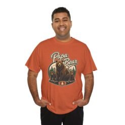 Papa Bear – Unisex T-Shirt – Proud Protector of the Den - Image 7