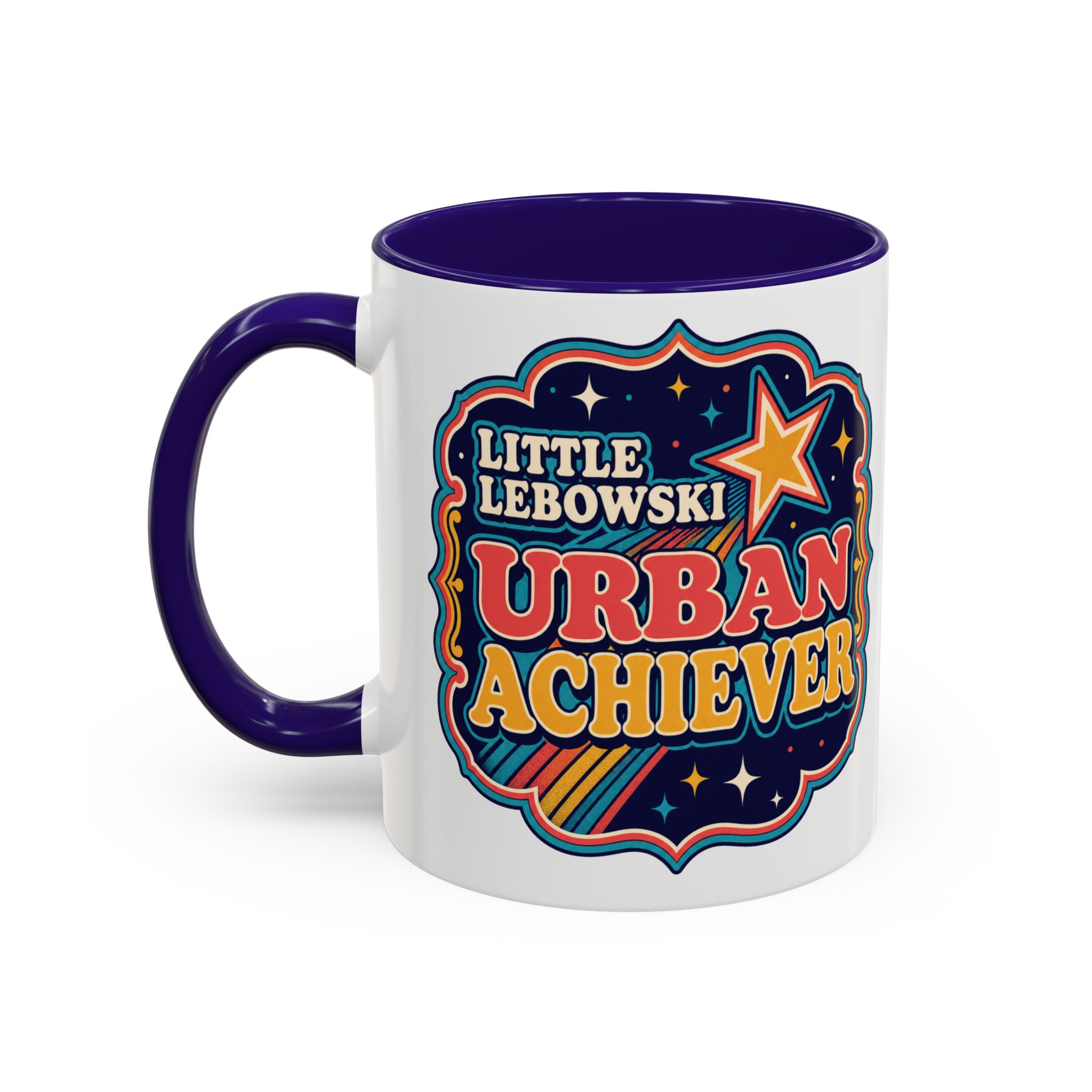 Little Lebowski Urban Achiever – Accent Color Mug – Modest Goals, Strong Coffee - Image 6