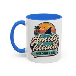 Amity Island Welcomes You – Color Accent Mug – Coffee With a Bite - Image 10