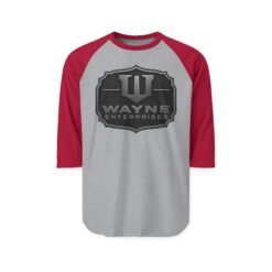 Wayne Enterprises – Unisex 3/4 Sleeve Raglan T-Shirt – Gotham Employee Edition - Image 10