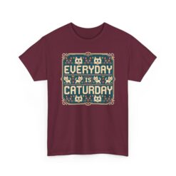 Everyday Is Caturday – Unisex T-Shirt – Feline Festive Vibes