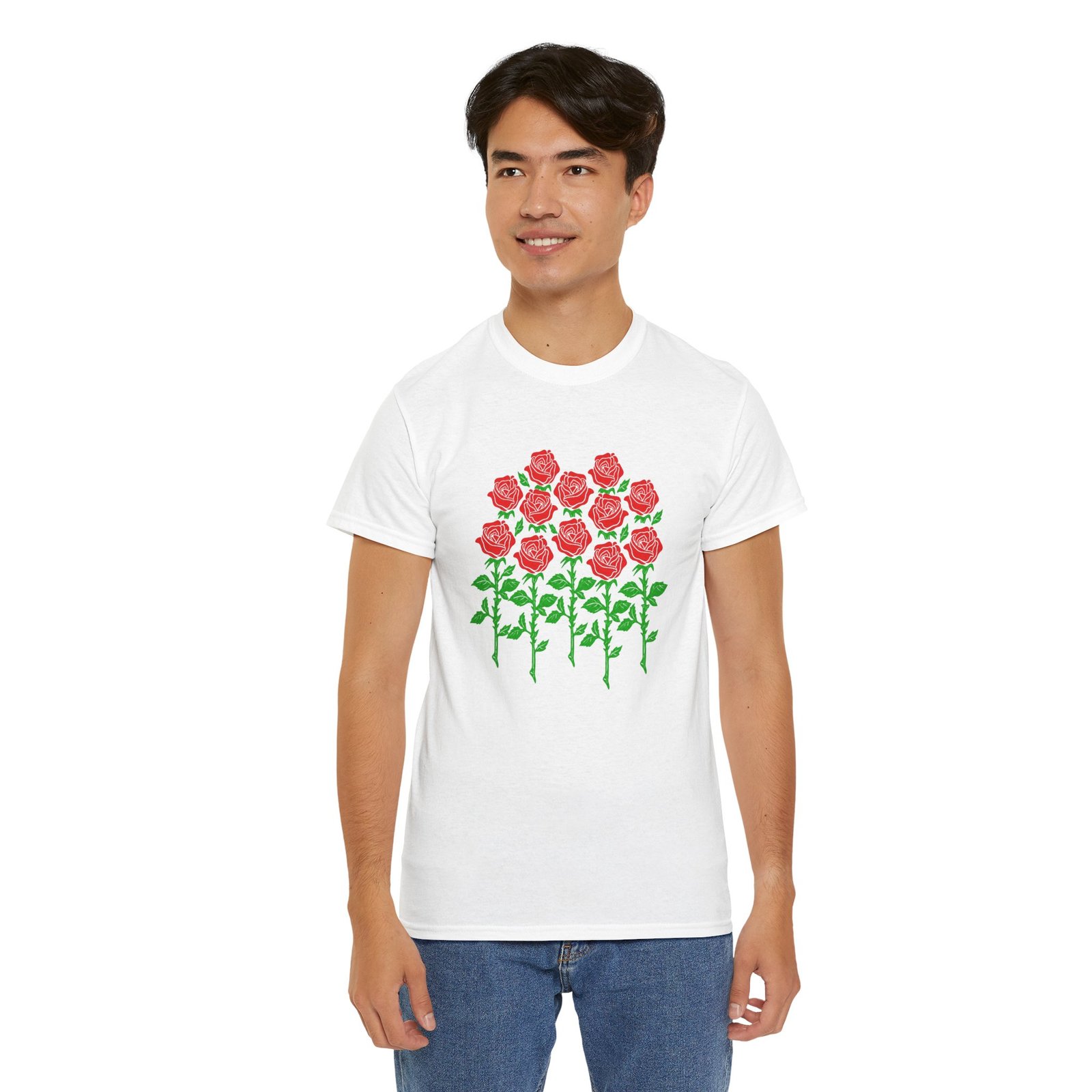 Dozen Roses – Unisex T-Shirt – Flowers That Never Fade - Image 6