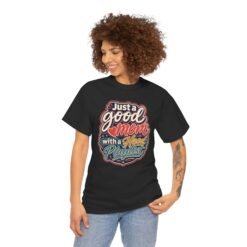 Good Mom With a Hood Playlist - Unisex T-Shirt – Sweet, Strong, and Droppin' Beats - Image 5