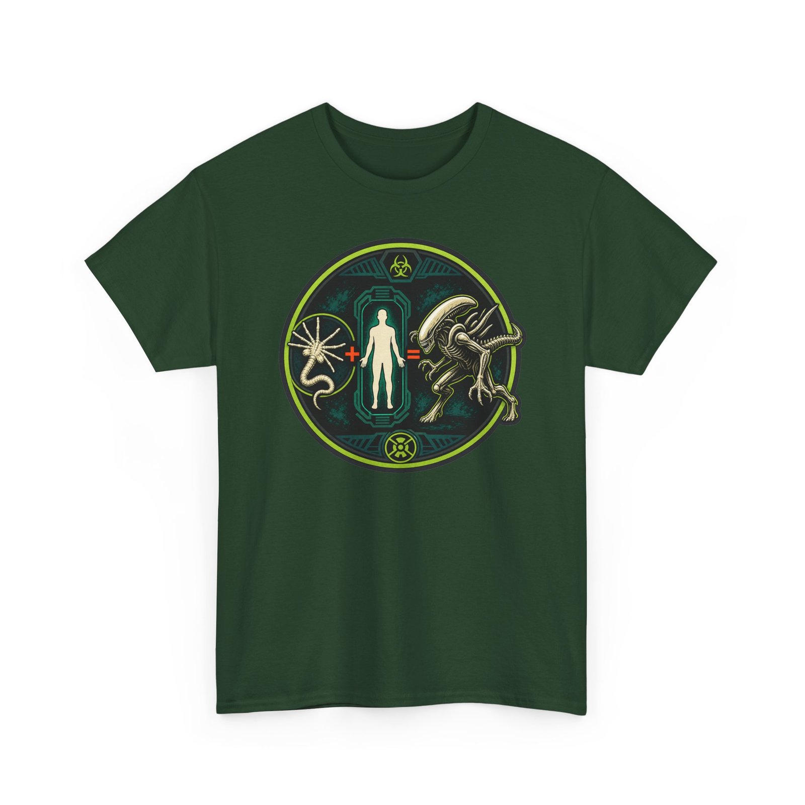 Alien Math – Unisex T-Shirt – Facehugger + Human = Xenomorph - Image 14
