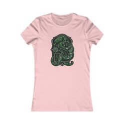 House of Snake – Women’s Cotton T-Shirt – Wizarding School Confidence and Clever Ambition - Image 10