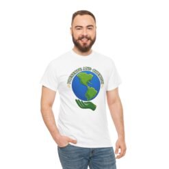 Alternative view of Preserve and Cherish – Unisex T-Shirt – The World Is in Our Hands