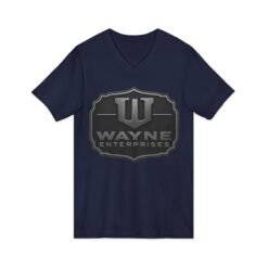 Wayne Enterprises – Unisex V-Neck T-Shirt – Executive Style from Gotham City - Image 8