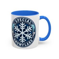 Alternative view of Special Snowflake – Color Accent 11oz or 15oz Mug – Uniquely Caffeinated