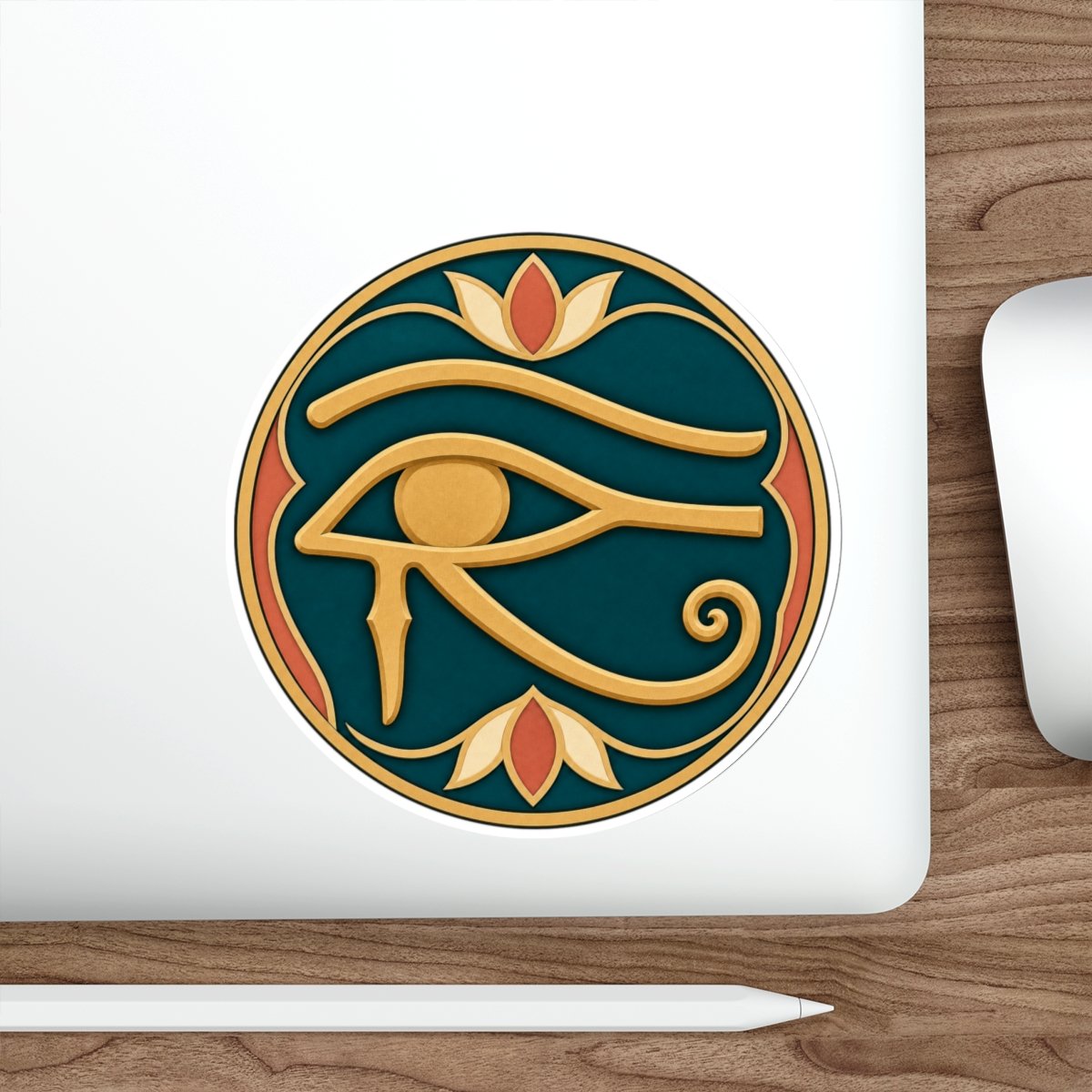 Eye of Horus - Outdoor Sticker – Ancient Egyptian Symbol, Modern Style - Image 2