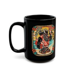 Krampus Island – Black 11oz or 15oz Mug – Naughty Never Looked So Chill - Image 8
