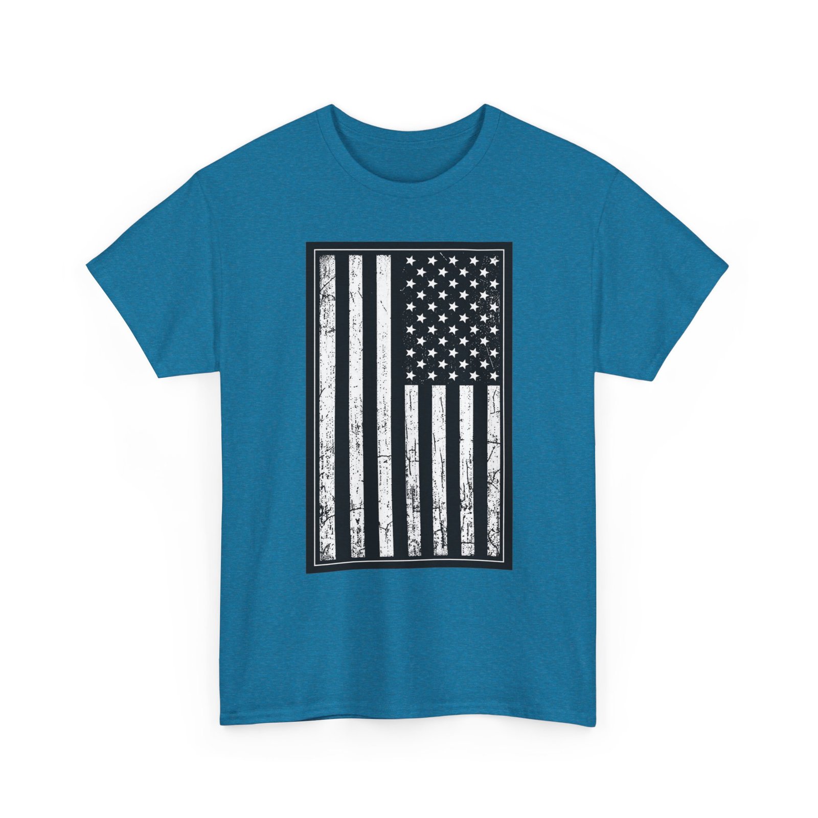 Distressed U.S. Flag – Unisex T-Shirt – Bold, Classic, American - Image 24