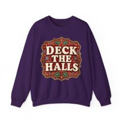 Deck the Halls – Unisex Sweatshirt – Cozy Cheer, Classic Holiday Vibes - Image 14