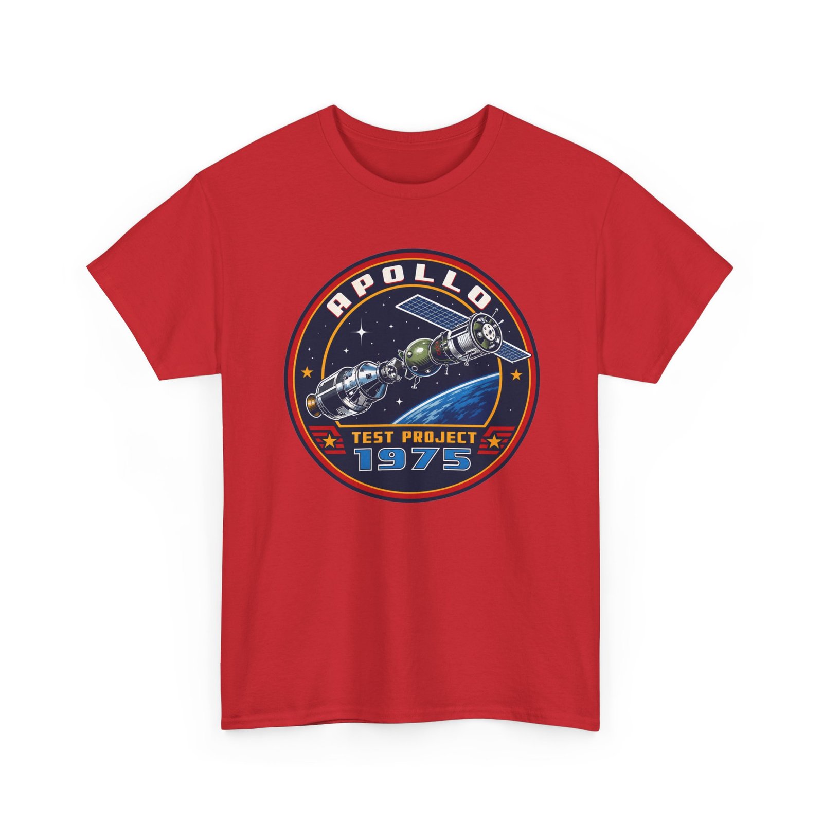 Apollo–Soyuz Test Project 1975 – Unisex T-Shirt – The Handshake in Space - Image 21