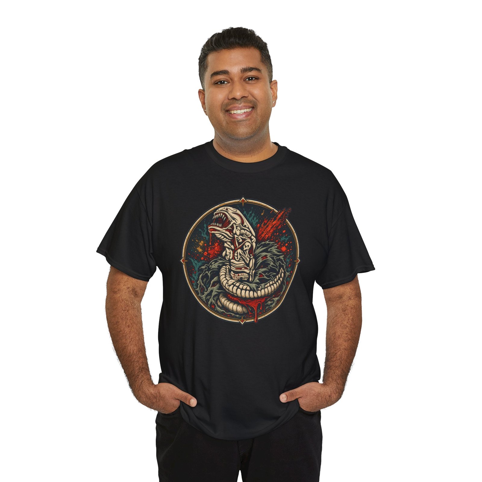 Xenomorph Baby – Unisex T-Shirt – Cute, Creepy and Ready to Burst Onto the Scene - Image 6