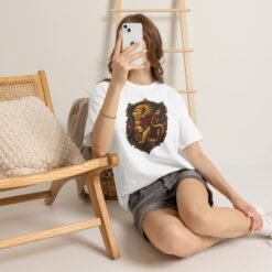 House of Lion – Unisex T-Shirt – Wizarding School Courage You Can Wear - Image 4