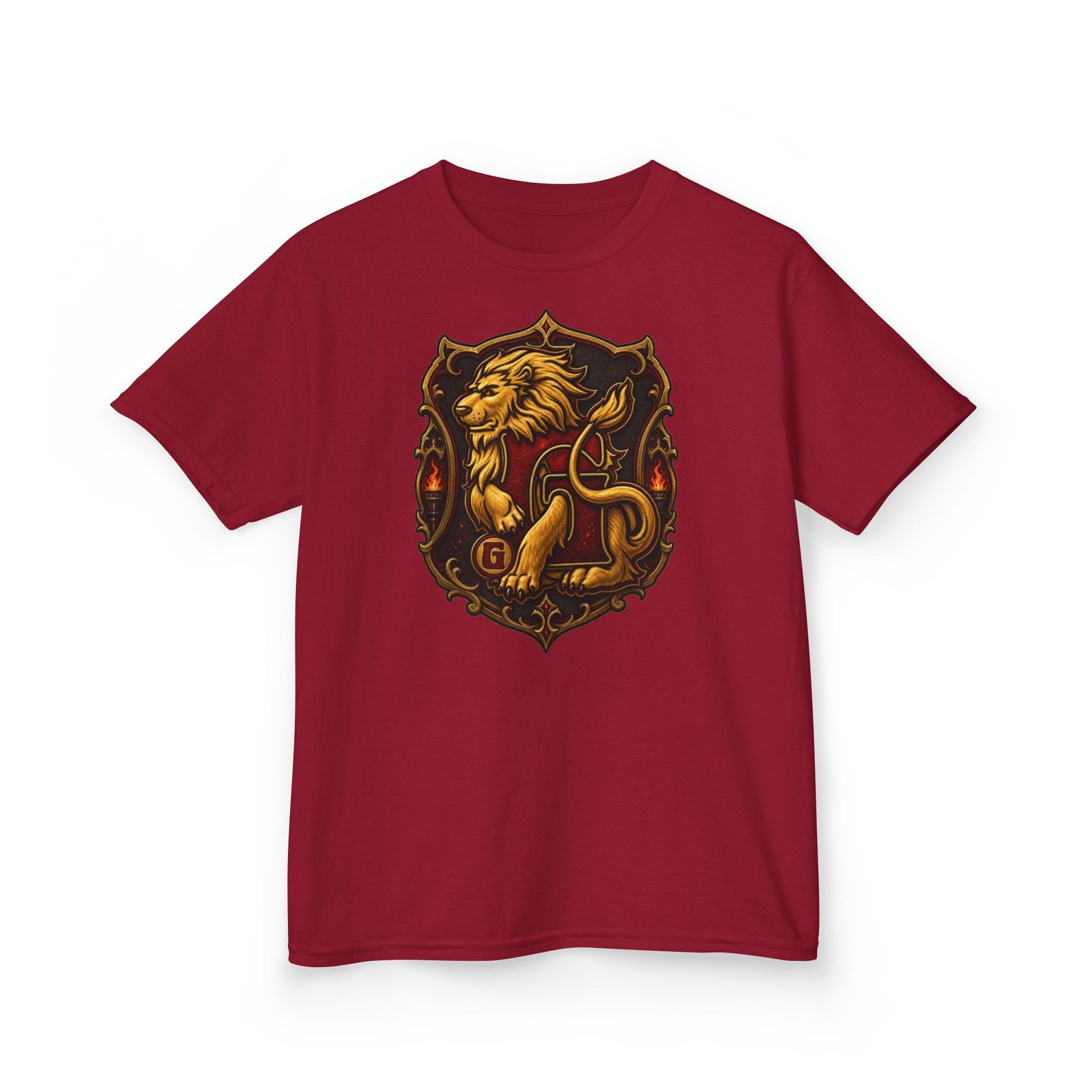 House of Lion – Kids Unisex T-Shirt – Young Wizards with Courage to Spare - Image 19