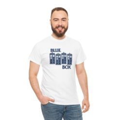 Alternative view of Blue Box – Unisex T-Shirt – Timey-Wimey Punk Rock