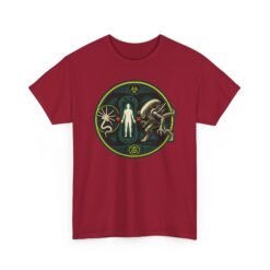 Alien Math – Unisex T-Shirt – Facehugger + Human = Xenomorph - Image 21