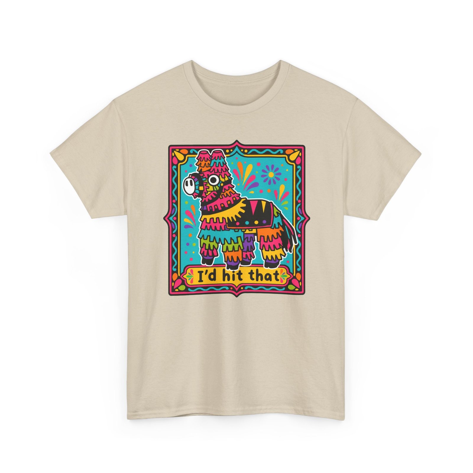 I’d Hit That – Unisex Funny Llama Piñata T-Shirt - Image 19