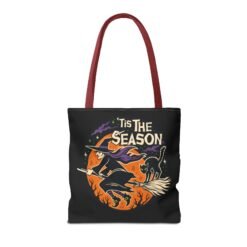 Season of the Witch - Tote Bag – Halloween Witch & Black Cat - Image 18
