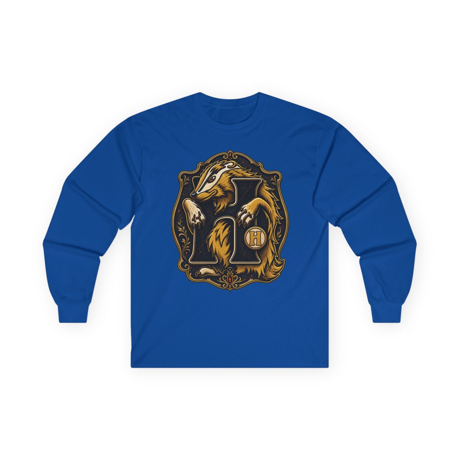 House of Badger – Ultra Cotton Unisex Long Sleeve T-Shirt – Wizarding School Pride - Image 10