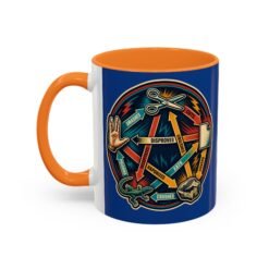 Rock Paper Scissors Lizard LLAP – Color Accent 11oz or 15oz Mug – Sip Long and Prosper - Image 10