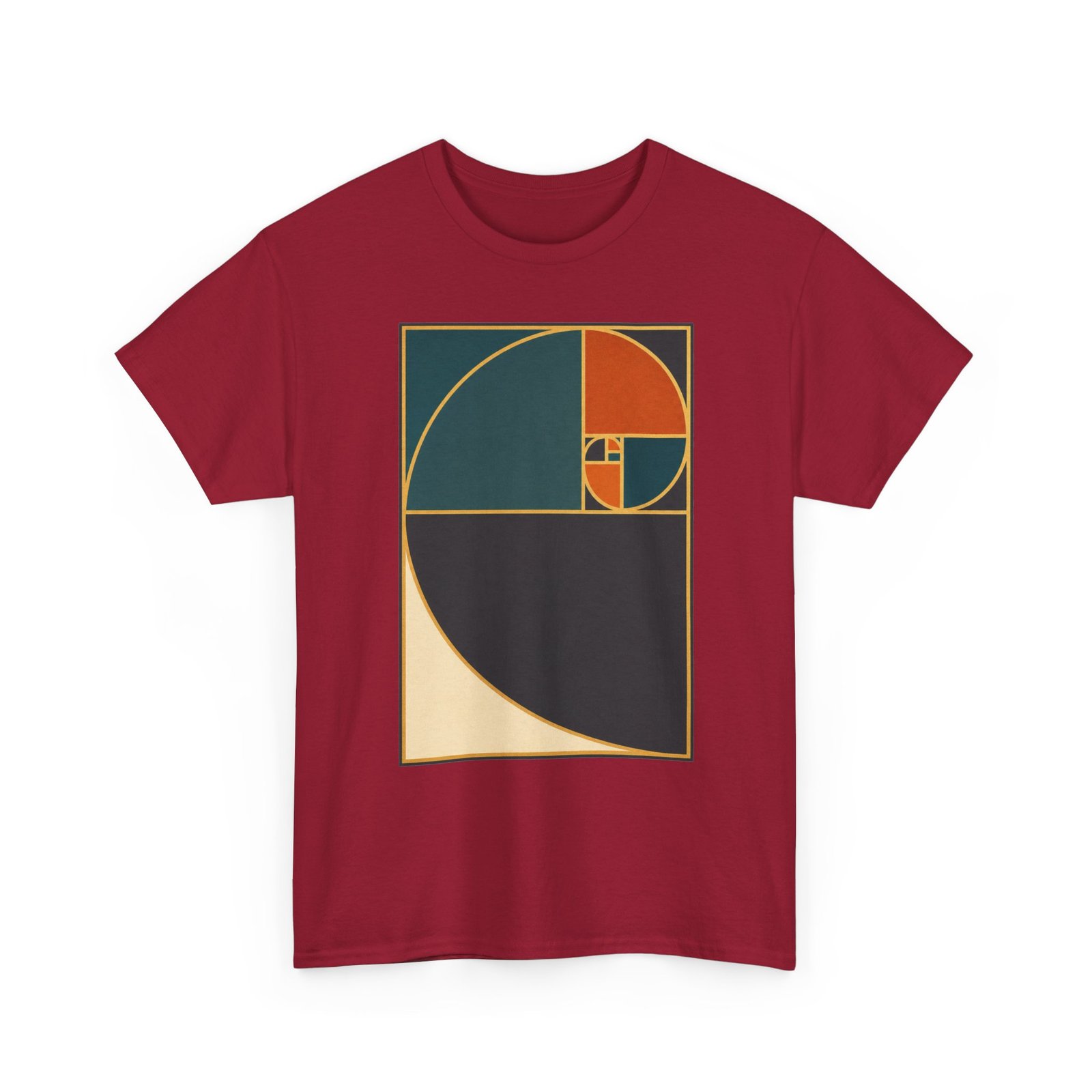 Golden Ratio Spiral – Unisex T-Shirt – Where Mathematics Meets Art - Image 19