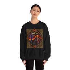 Mount Doom and Eye of Sauron – Unisex Sweatshirt – Dark Middle-earth Style - Image 4