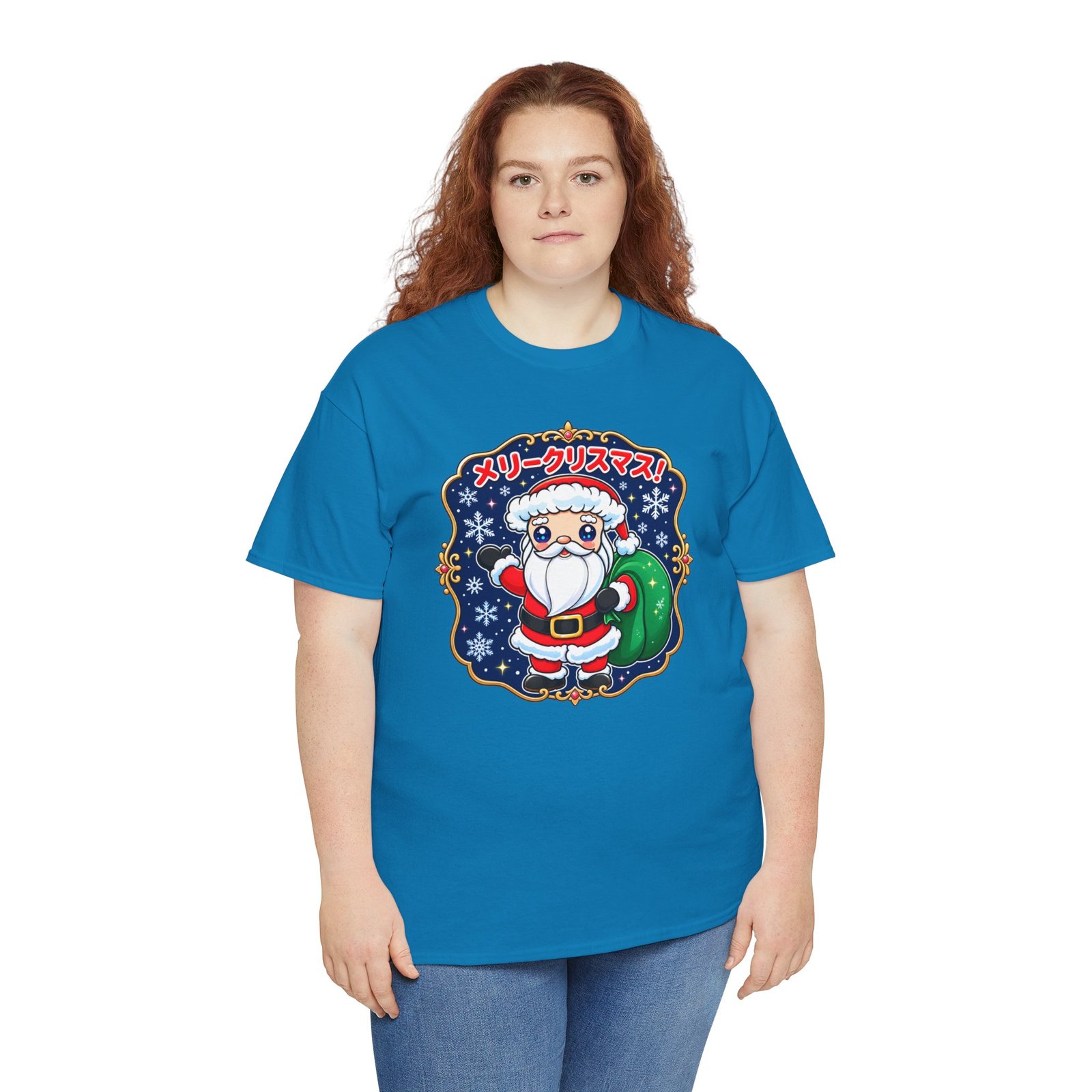Kawaii Santa - Unisex T-Shirt – メリークリスマス with Extra Cute - Image 5