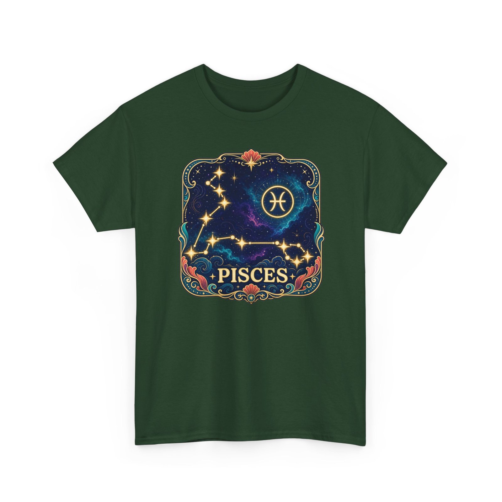 Pisces Constellation - Unisex T-Shirt – Go with the Flow - Image 21