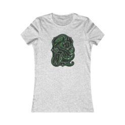 House of Snake – Women’s Cotton T-Shirt – Wizarding School Confidence and Clever Ambition - Image 9
