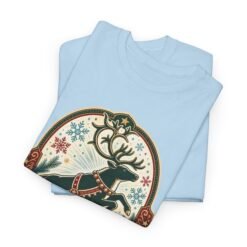 Alternative view of Flying Branchy Jingle Pony - Unisex T-Shirt – Reindeer Ridiculousness at Its Finest