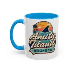 Amity Island Welcomes You – Color Accent Mug – Coffee With a Bite - Image 12