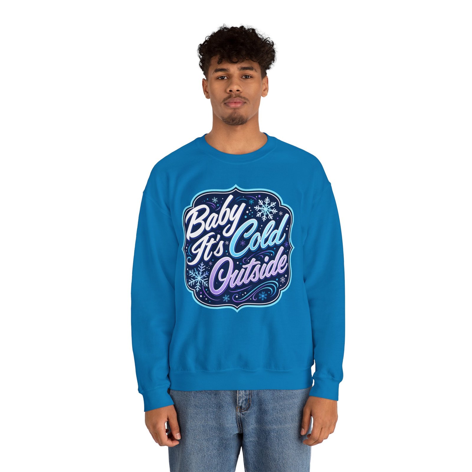 Baby It’s Cold Outside – Unisex Sweatshirt – Warm Style for Chilly Days - Image 5