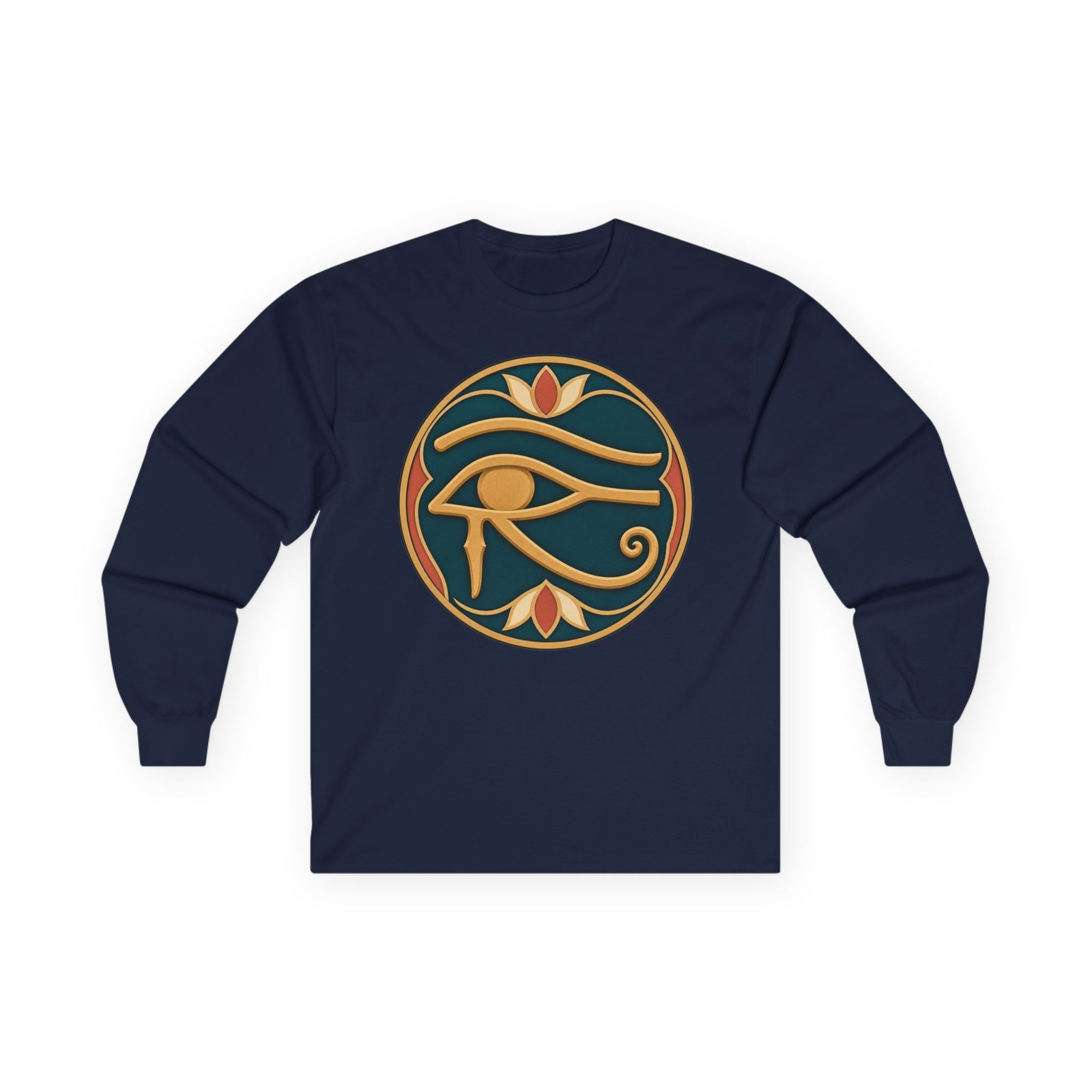 Eye of Horus - Unisex Long Sleeve T-Shirt – Ancient Egyptian Symbol, Timeless Style - Image 7