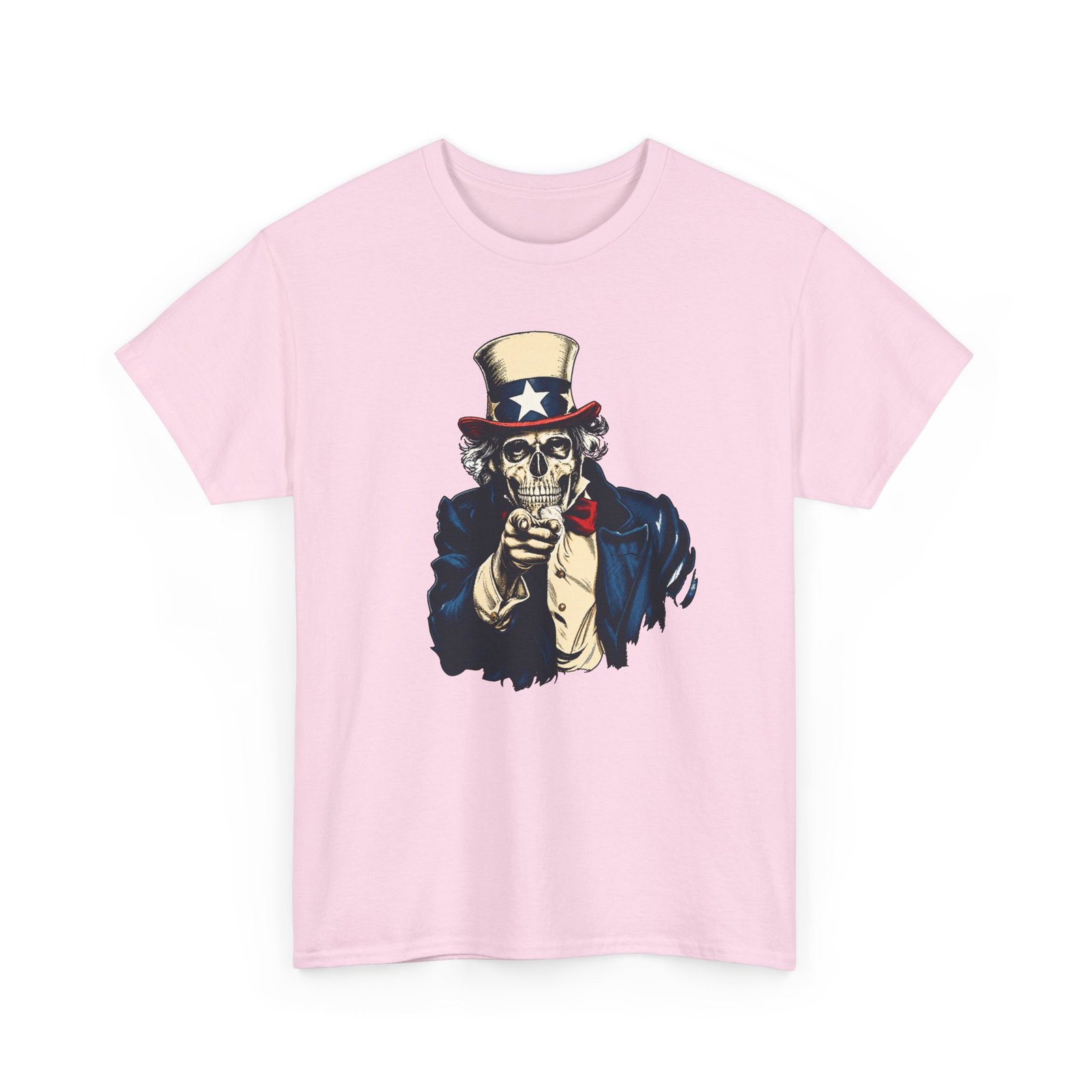 Zombie Uncle Sam - Unisex T-Shirt – He Wants Your Brains, Horror and Americana - Image 17