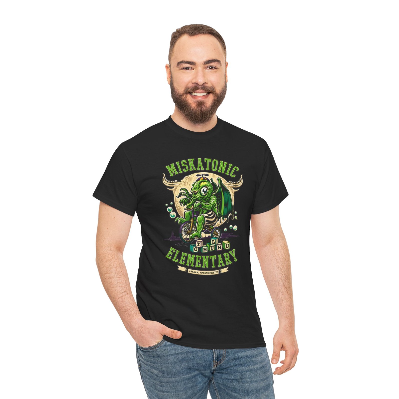 Miskatonic Elementary – Unisex T-Shirt – Arkham’s Littlest Horror Tshirt - Image 8