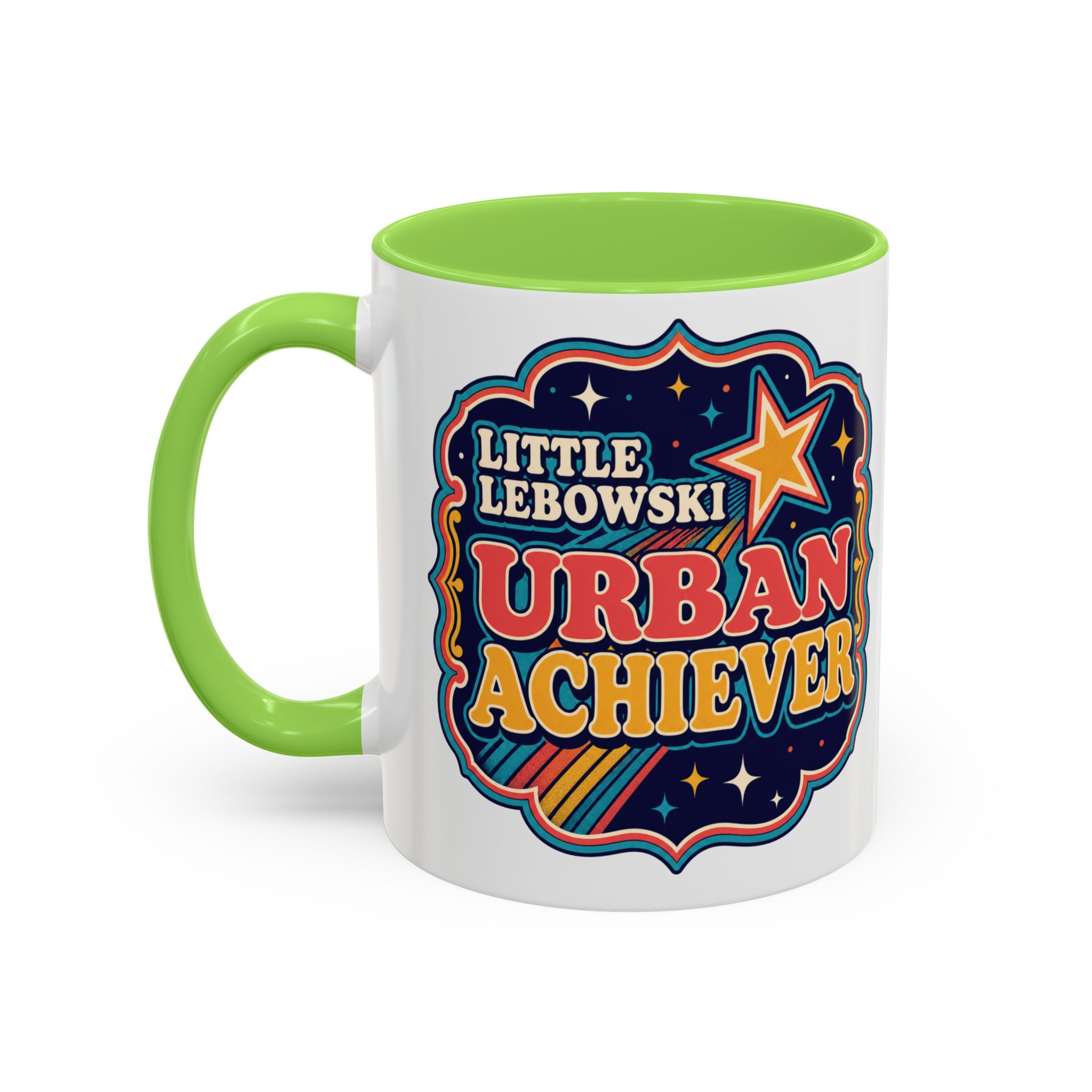 Little Lebowski Urban Achiever – Accent Color Mug – Modest Goals, Strong Coffee - Image 14