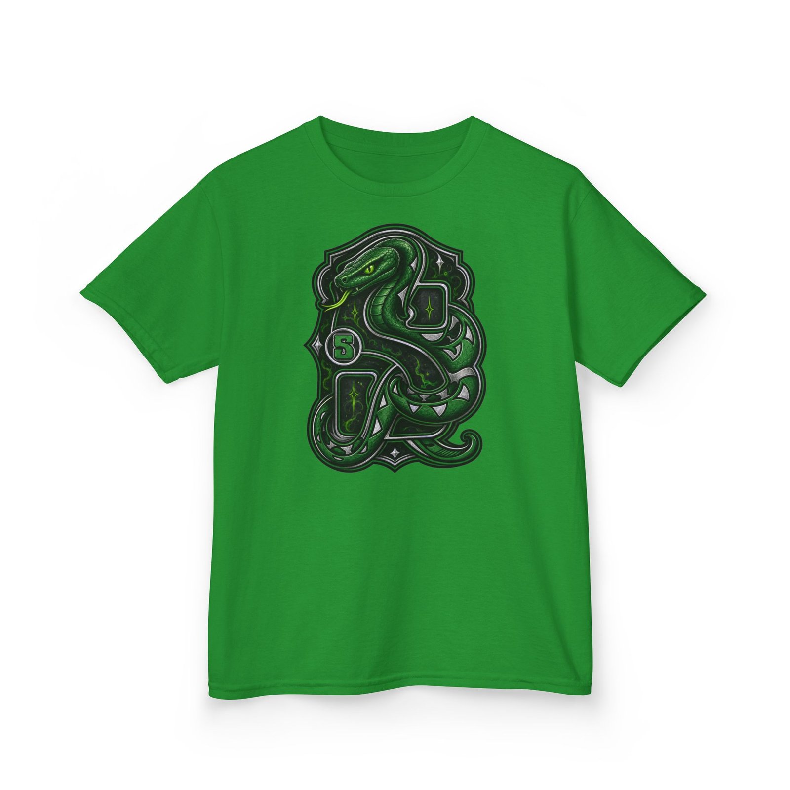House of Snake – Kids T-Shirt – Young Wizards with Clever Plans - Image 11